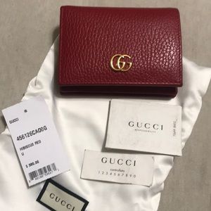 Gucci marmont card case 💯 authentic!